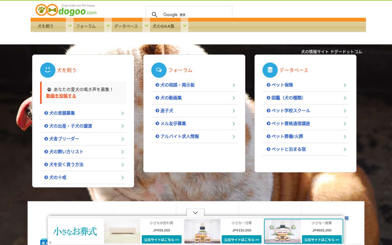 dogoo.com のスクリーンショット