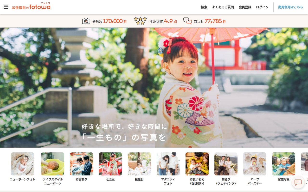 fotowa のスクリーンショット
